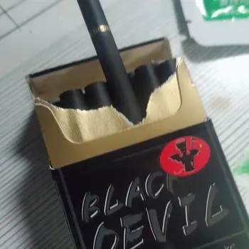 Quitte Dymu Artefakt Black Devil Čokoládová Chuť Cigarety Vyrobené z Čínsky Čaj Cigariet Non-tabakové Výrobky Bez Nikotínu 25890
