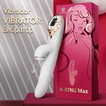 Rabbit vibrátor pre ženy Silikónové Dilda Rotujúce teleskopická G-bod Stimulátor klitorisu usb Bradavky bulík Dospelých ženské sexuálne hračky 26186