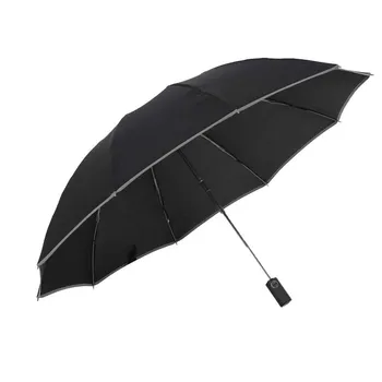 Reflexná Veľké Parapluie Inverzné Dáždnik Pre Auto Business Skladací Dáždnik Dážď Muži Ženy Automatického Chodu Dáždniky Silné 39396