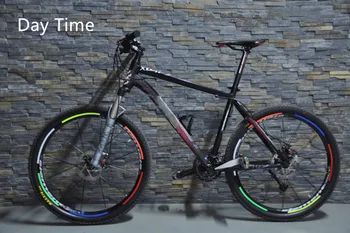 Reflexné Nálepky Bicyklov Pneumatiky Kolesa Fluorescenčné Reflektor Bicykli Rim Odtlačkový Pevné Cyklus Príslušenstvo 20700