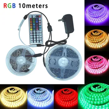 RGB 5050 LED Pásy, Rgb Pásky Pásky LED 12v Neon Strip, LED Pásy s Diaľkovým ovládačom Nočné Svetlo LED Lampa Domáce Osvetlenie 5314