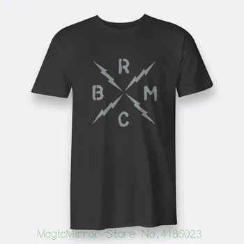 Rock Brmc Čierne tričko pánske Tričko Veľkosť S Na Xxxl Vytlačené T-shirt Čistej Bavlny Mužov
