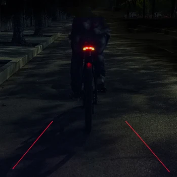 ROCKBROS Bicykel Bicykel LED Sedlovka zadné Svetlo Bezdrôtový MTB Bezpečnostné Upozornenie Bicykli Nepremokavé Inteligentné Diaľkové Ovládanie Zadné Lampy 17693
