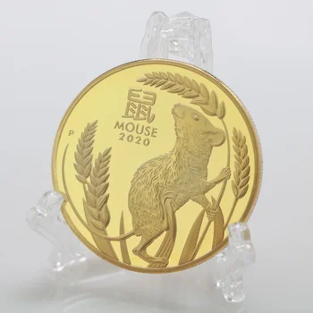 Rok Potkana Austrália Pozlátené Strieborné Pamätné Mince, Medaily 1 oz Mince Odznak 21319
