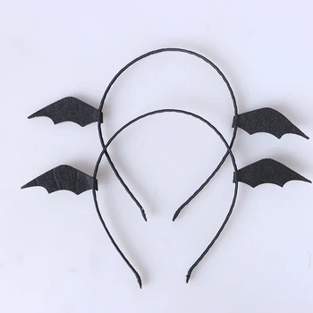 Roztomilý Ženy, Dievča, Čelenky Halloween Zvierat Uši Diabol Krídla Bat Cosplay Hairband Vlasy Kapely Kostým Party