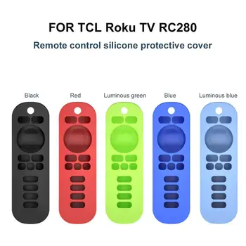 Silikónové Diaľkové Ovládanie Prípade Pre TCL Roku TV RC280 Radič Shockproof TCL Roku TV Remote Ochranný Kryt 30127