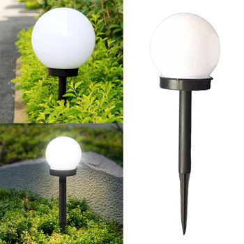 Solárne LED Power Ball Trávnik Svetlo Vonkajšie Nepremokavé Záhrada Dekor Krajiny Lampa