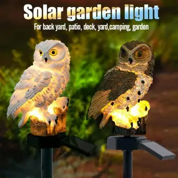 Solárne Záhradné LED Svetlá Sova Zvierat Pixie Trávnik Ornament Vodotesné Svietidlo Jedinečné Vianočné Osvetlenie Vonkajšie Solárne Lampy 2021 28971