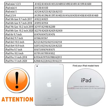 Stojan tabletu Kryt puzdro pre Apple IPad Vzduchu 4 10.9