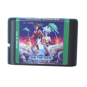 Strelec problémy 16 bit MD Hra Karty Pre Sega Mega Drive Pre Genesis 12184