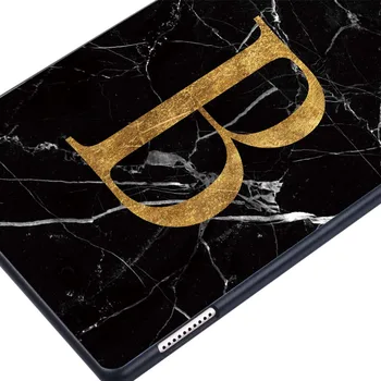 Tablet Tvrdé púzdro pre Huawei MediaPad T5 10 10.1 Palcový Anti-Jeseň Blackmarble Série Odolné Plastové Puzdro + Zadarmo dotykové Pero 52223
