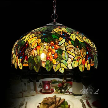 Tiffany Lampa Moderný Prívesok Svetlo Art Deco Závesné Lampy Obývacia Izba Jedáleň Svietidlá Reštaurácia Dekorácie Hanglamp