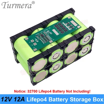 Turmera 12V Batérie, Úložný Box 2X4 Držiteľ Niklu s 4S 40A 12.8 V Rovnováhe BMS pre 32700 Lifepo4 Neprerušené Napájanie Pomocou 21650