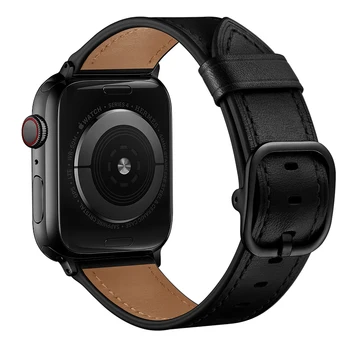 UEBN Originálne Kožené pútko pre Apple hodinky 5 kapela 44 mm 40 mm 42mm 38mm iwatch correa apple hodinky série 5/4/3/2/1 watchbands 14026