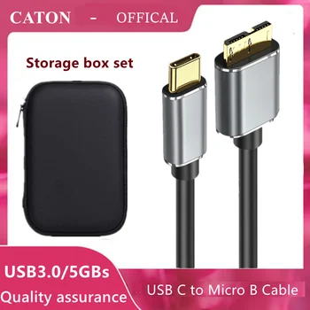 USBC Micro USB 3.0 Kábel 3A Rýchle Nabíjanie Údaje 5G Kábel Typu C 3.1 USB Kábel Mobilný Telefón Káble pre Samsung, Toshiba Pevného Disku