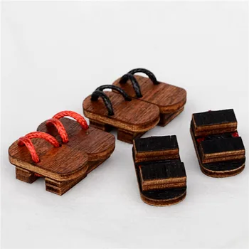 Vysoká kvalita ob11 bábika topánky drevený Mini zaniesť kimono zodpovedajúce mini dreváky pre 1/12 bjd,obitsu 11 bábika topánky Bábika Príslušenstvo 36002
