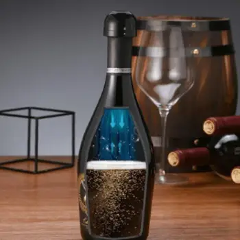 Vákuové Červené Víno Zátka Silikónová Zapečatené Fľaša Šampanského Zátky Fóliou Zachovať Čerstvosť Zátka Domov Bar Príslušenstvo