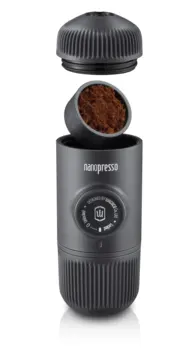 Wacaco Nanopresso Prenosné Espresso Stroj, Upgrade Verzia Minipresso, 18 Bar Tlak, Extra Malé Cestovné kávovar.