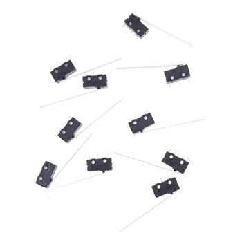 ZLinKJ 10PCS Limitný Spínač, 3 Pin N/O N/C V-153-1C25 Micro Switch Veľkoobchod