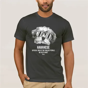 Značka tričko mužov Havanese Úradný Psa, Najlepšie Šteňa Milovníkov Bavlna módne letné Tričko 1627