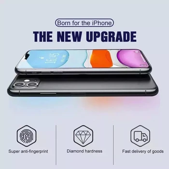 Úplné Pokrytie Tvrdeného Skla Pre iPhone 12 Mini 11 12 Pro X XS Max XR 6 6 7 8 Plus SE 2020 Obrazovke Ochranné Sklo Chránič Flim 94161