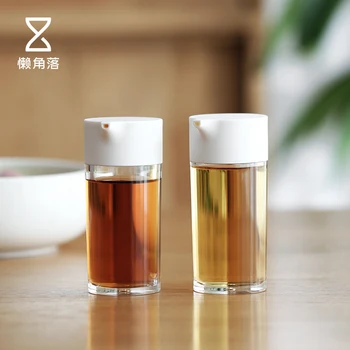 Čína propagačné korenie fľaše domácnosti kvapalina olej organizátor korenie úložný kontajner transparentné 61056