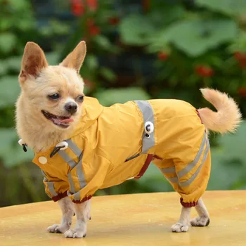 Šteňa Psa v Pohode Pršiplášť Leskne, Bar Hoody Nepremokavé Dážď Krásne Bundy Kabát Oblečenie Oblečenie CLH@8