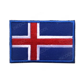 Švédsko, Nórsko, Dánsko, Island Fínsko Švajčiarsko Národnej Vlajky Vyšívané Reflexné Škvrny Výšivky Odznaky, Vlajky Európy 881