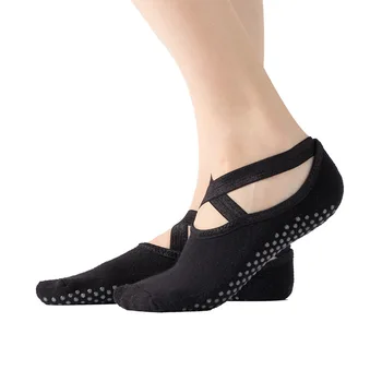 Ženy Vysokej Kvality Obväz Jogy Ponožky Anti-Slip Quick-Dry Tlmenie Pilates Balet Ponožky Dobrú Priľnavosť Pre Ženy Bavlnené Ponožky 2558