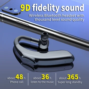 Наушники 48 Hodín Visí Ucho Business Headset TWS Slúchadlá Bluetooth Slúchadlá X18 Ultra Dlhá Životnosť Batérie