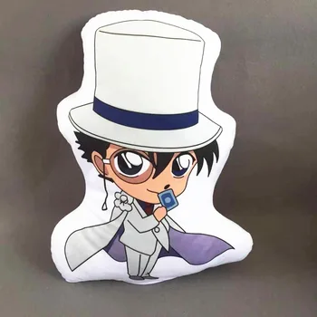 10/45 cm Anime Detective Conan Plyšové Hračky Kawaii Cartoon Plnené Oblečenie pre Bábiku Mäkký Vankúš Sofa Vankúš Kudou Shinichi Hračky pre Deti