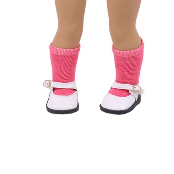 13 Farby Ponožky Pre 18-Palcové American Doll Dievča Hračka & 43 cm Narodené Dieťa Oblečenie Položky Príslušenstvo & Nenuco & Našej Generácie,Darček