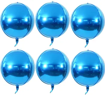 18-Palcové 4D Balóny Veľké Fóliové Balóniky Oblasti Fóliové Balóniky 4D Kolo Balóny Svadby, Narodeniny alebo Zapojenie Party Dekorácie