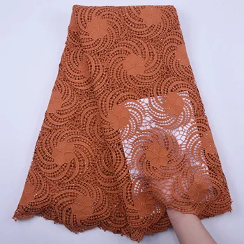 2020 Najnovšie Sky Blue Guipure Kábel Čipky Textílie Afriky Vysokej Kvality s Mliekom Hodváb Nigéria Kábel Čipky Textílie Pre Svadobné Šaty