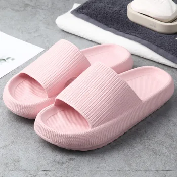2021 dámy zavalitý jediným papuče cm non-slip platformu ploché topánky obývacia izba vnútorné