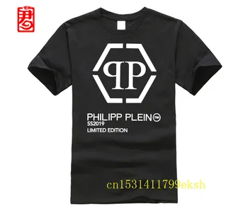 2021 Najnovšie 1Philiip Logo T-Shirt Plein Zábavné Muž Okrúhlym Výstrihom, Krátky Rukáv T-Shirt Bavlna Šaty, Topy Dizajnér ČAJ