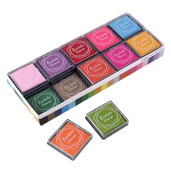 20pcs Multi-farebné Obrie Atrament Podložky Pečiatka Podložky pre DIY Plavidlá Scrapbooking Prst Farba Atramentu Pad Set