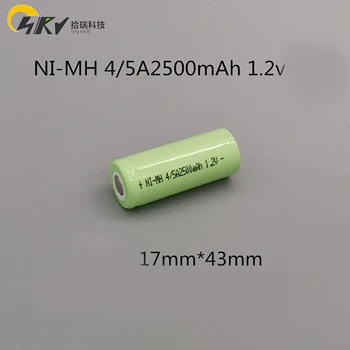 2500mah 4/5A 1.2 V Nabíjateľné Ni-MH Batérie 17430 4/5 cele s zváranie karty pre Braun Oral-B elektrická zubná kefka