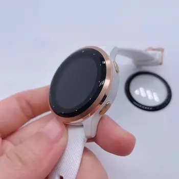 2ks 3D Full Okraji Ochranný Film Kryt Ochrana Pre Garmin Vivoactive 4S Smartwatch Screen Protector Pre Aktívny S smart hodinky