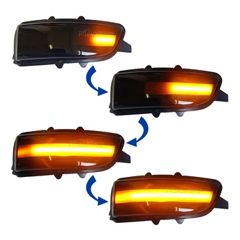 2KS LED Dynamický Zase Signál Svetlo Spätného Zrkadla Blinker Indikátor Repeater Lampa Pre Volvo C30 C70, S40 V40 V50 S60 V70 S80