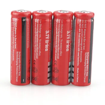 3,7 V 4000mAh 18650 Batérie Nabíjateľná Lítium-iónová Batéria pre LED Baterkou Svietidlo Nabíjateľné Batérie akumulátorová batéria