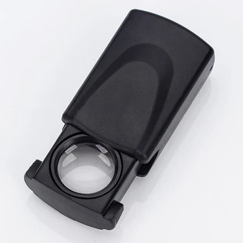 30X 21 mm Záľuby Skladacia Maslové Powered Vytiahnuť Typu Oprava lupu Osvetlené LED Prenosné Praktické Ručné Loupe