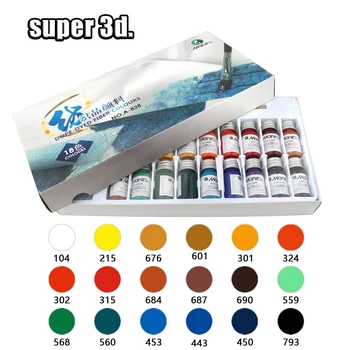 3D Model Tlačiarne Sfarbenie Špeciálneho Pigmentu, Akrylová Farba CHKO ABS DIY Modelu, Farbu Auta Nástroj 18 farby 3D Tlačiarne Diely