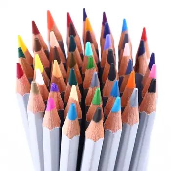 48pcs Farebné Ceruzky Maľovanie Nastaviť Non-toxické Olovo-Olej bez Farebné Ceruzky pre Školské potreby Veľkoobchod Umenie Príslušenstvo