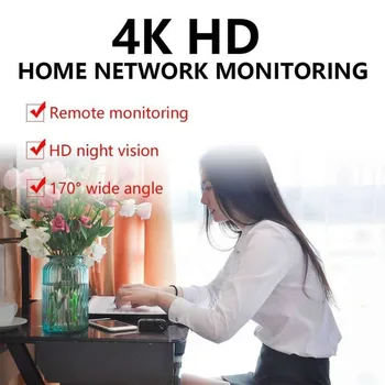 4k Mini Kamera Wifi Malá Akcia Bezdrôtový Noc Verzia Kamery, IP Hotspot HD Video Mikro Malé Vačky Detekcia Pohybu