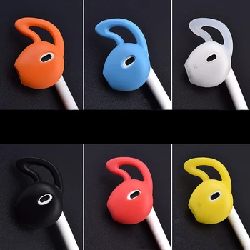 4Pcs In-Ear Eartips Slúchadlá Slúchadlá puzdro Kože Pre Apple iPhone Pre AirPods Prípade