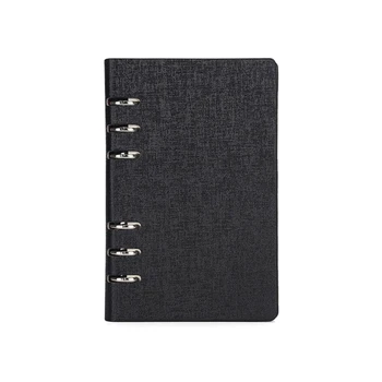 50LA A5/A6 PU Notebook poznámkový blok Loose-leaf Denník obchodnom Vestníku Plánovač Organizátor