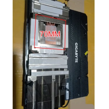 75mm PLD08010S12HH T128010SU Používaný radiátor Pôvodný Pre Gigabyte RTX 2080 TI Chladenie Ventilátory chladiča