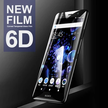 9H 3D Tvrdené Sklo LCD Zakrivené Celej obrazovky chrániče Film kryt Pre Sony Xperia XA2 XA2 Ultra XA1 XA1 plus Ochranný film