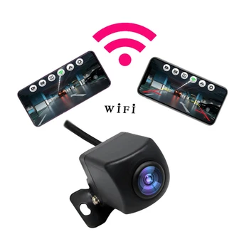 Bezdrôtové Auto parkovacia Kamera WIFI Cúvaní Kamera Dash Cam HD Nočné Videnie Mini Telo Tachografu pre iPhone a Android